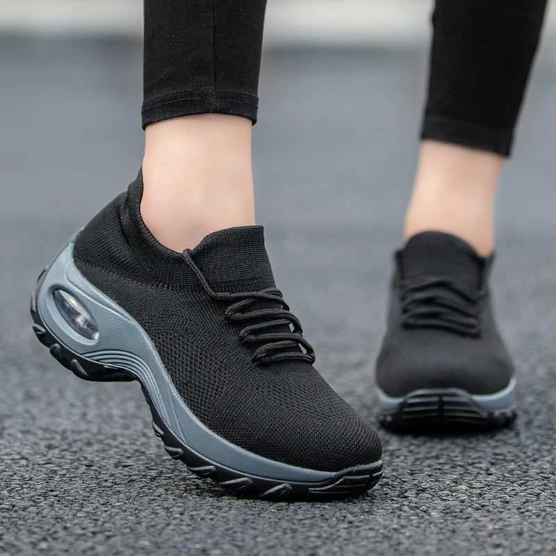 Women'S Shoes New Sports Shoes Women'S Flying Socks Shoes Rocking Shoes Casual Running Shoes Comfortable Breathable Versatile