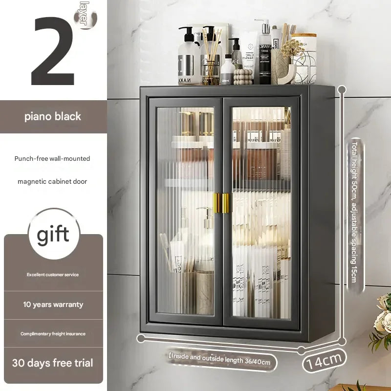 Gabinete de Baño Estético para Pared Vinos Perfumes Gadgets Pequeños Estantes Modernos para Baño Organizador de Medicinas Muebles de Habitación