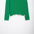 Leisure Eight Leg Knitted V-neck Knitted Shirt