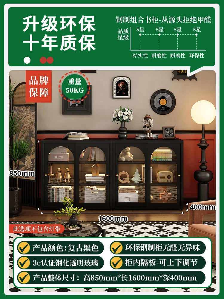 Metal Closet Living Room Cabinets Pantry Corner Replica Shelf Perfume Living Room Cabinets Mini Curio Gabinete Salon Furniture