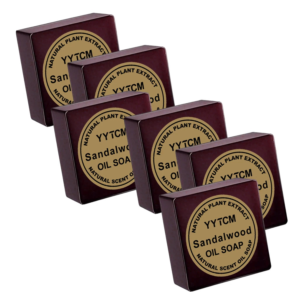 Jabón de Colonia para Hombres, Jabón de Perfume de Colonia, Jabón de Sándalo, Jabón de Baño Limpiador Facial Corporal, Jabón Artesanal con Aceites Esenciales 70g