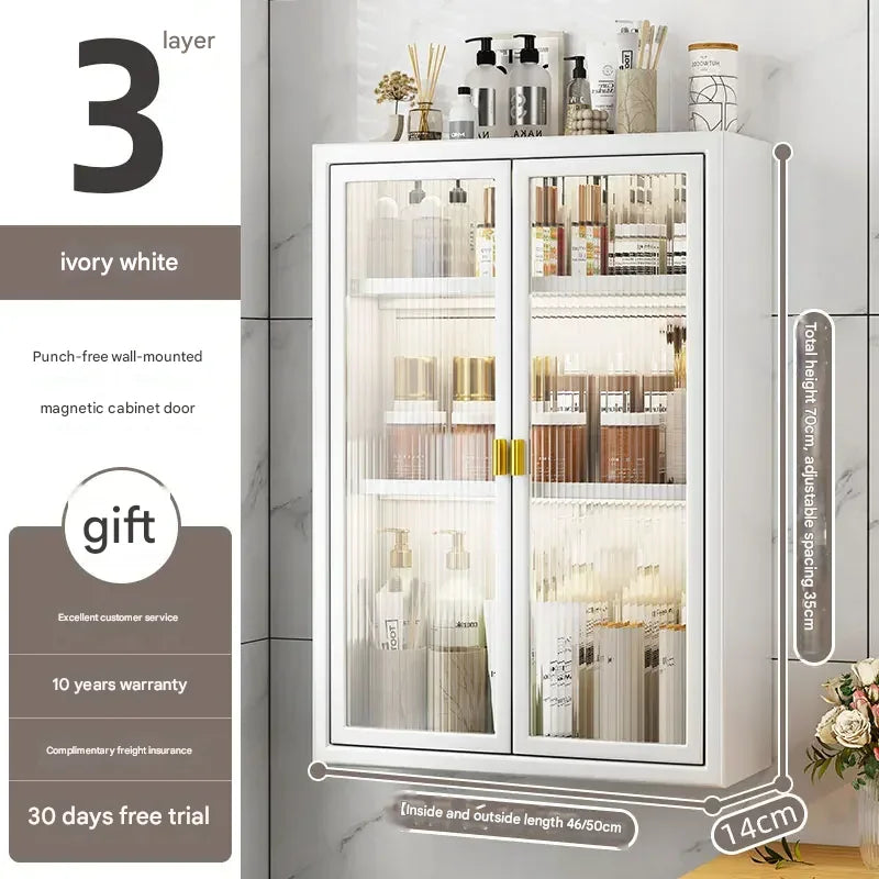 Bathroom Cabinet Aesthetic Wall Wine Perfume Gadgets Small Modern Bathroom Shelves Medicine Organizer Gabinete Room Furniture