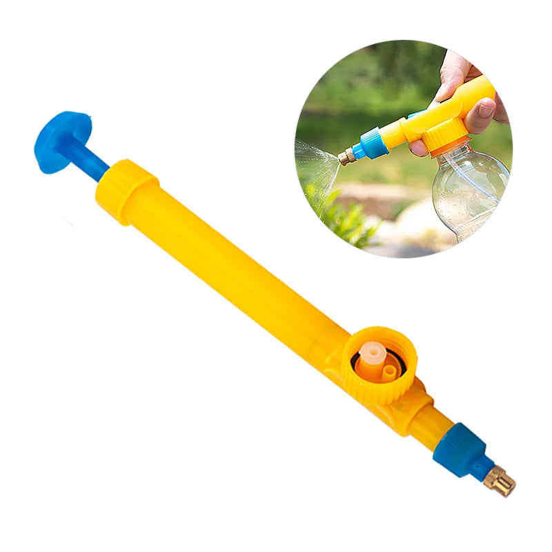 Pulverizador manual de bomba de aire de alta presión, boquilla rociadora ajustable para botellas de bebida, herramienta de pulverización para regar jardines, herramientas agrícolas