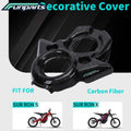 Funparts Carbon Fiber Motorcycle Central Control Decorative Cover Guard for Surron Sur-Ron Sur Ron Lightbee Light Bee X S L1E