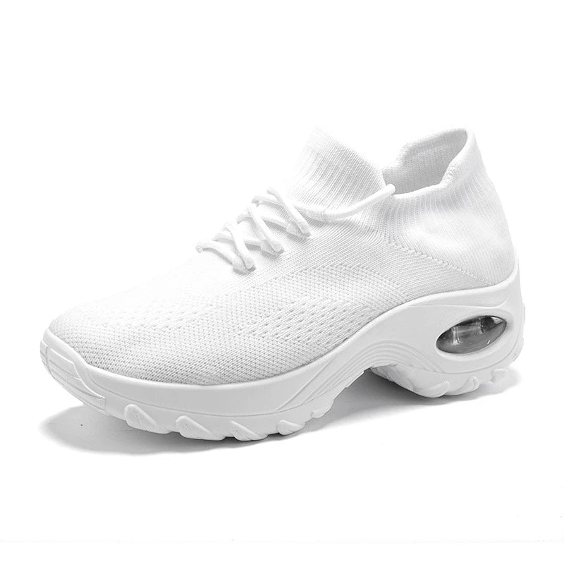 Women'S Shoes New Sports Shoes Women'S Flying Socks Shoes Rocking Shoes Casual Running Shoes Comfortable Breathable Versatile