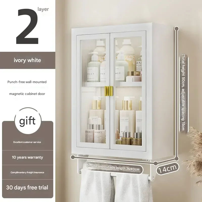 Gabinete de Baño Estético para Pared Vinos Perfumes Gadgets Pequeños Estantes Modernos para Baño Organizador de Medicinas Muebles de Habitación