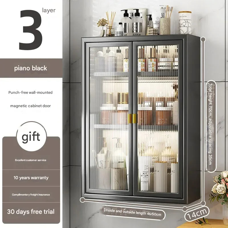 Bathroom Cabinet Aesthetic Wall Wine Perfume Gadgets Small Modern Bathroom Shelves Medicine Organizer Gabinete Room Furniture
