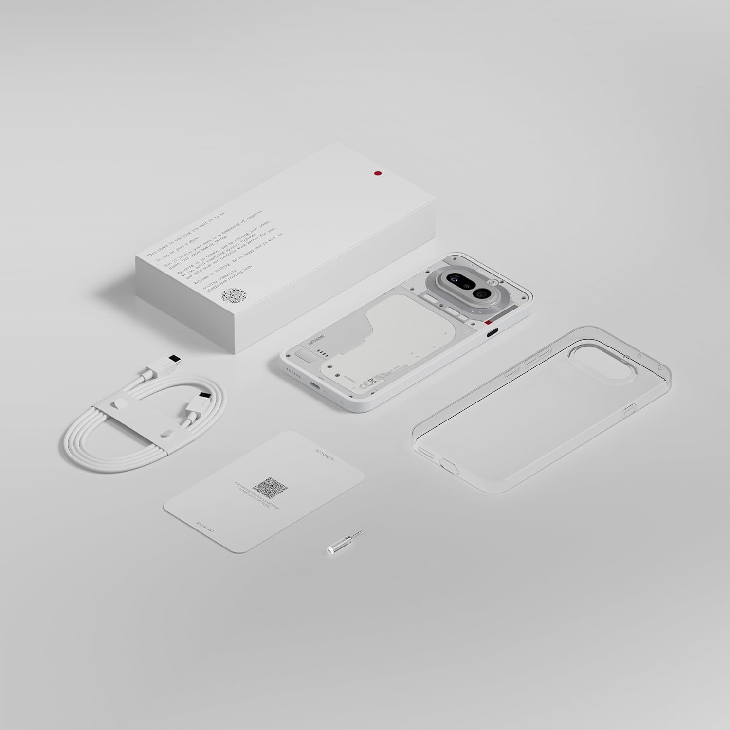 Nothing Phone (4a) - Tripla Fotocamera 50MP, Ultra Zoom 70x, Smartphone Trasparente, Batteria Lunga Durata, Ricarica Rapida 50W, AMOLED 120Hz, Glyph Bar, 12GB+256GB - Nero