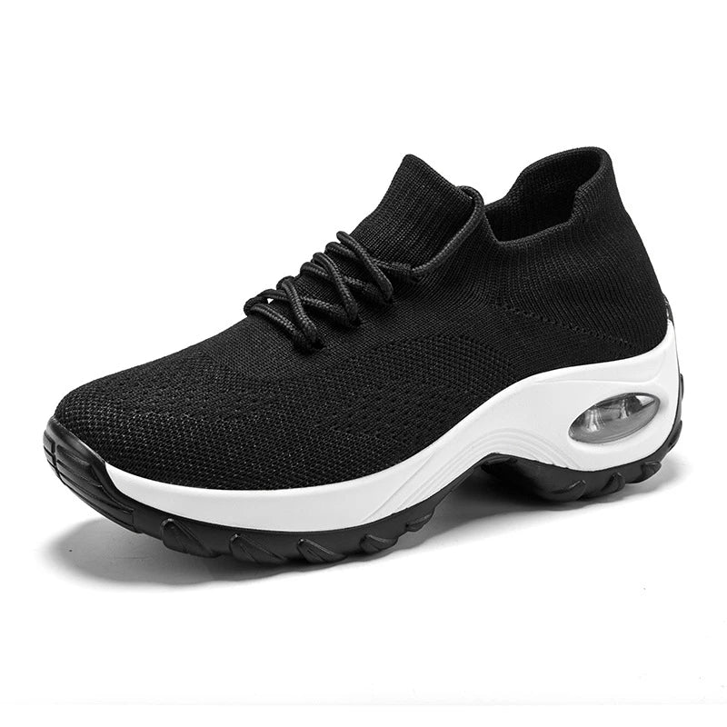 Women'S Shoes New Sports Shoes Women'S Flying Socks Shoes Rocking Shoes Casual Running Shoes Comfortable Breathable Versatile