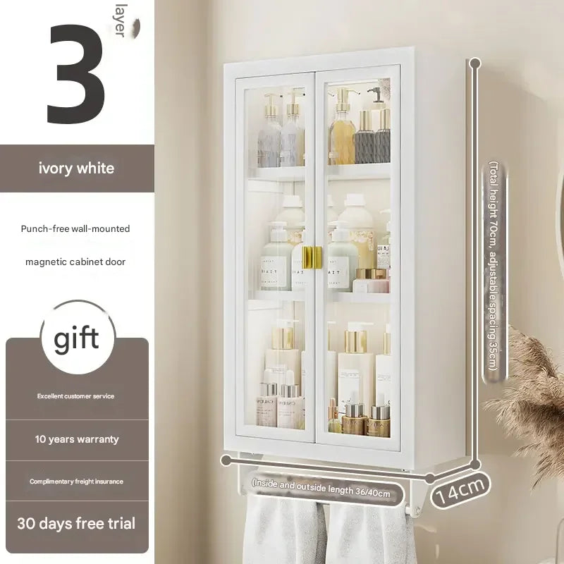 Bathroom Cabinet Aesthetic Wall Wine Perfume Gadgets Small Modern Bathroom Shelves Medicine Organizer Gabinete Room Furniture