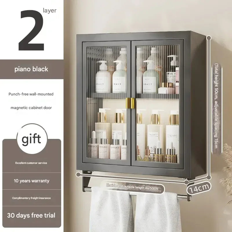 Gabinete de Baño Estético para Pared Vinos Perfumes Gadgets Pequeños Estantes Modernos para Baño Organizador de Medicinas Muebles de Habitación