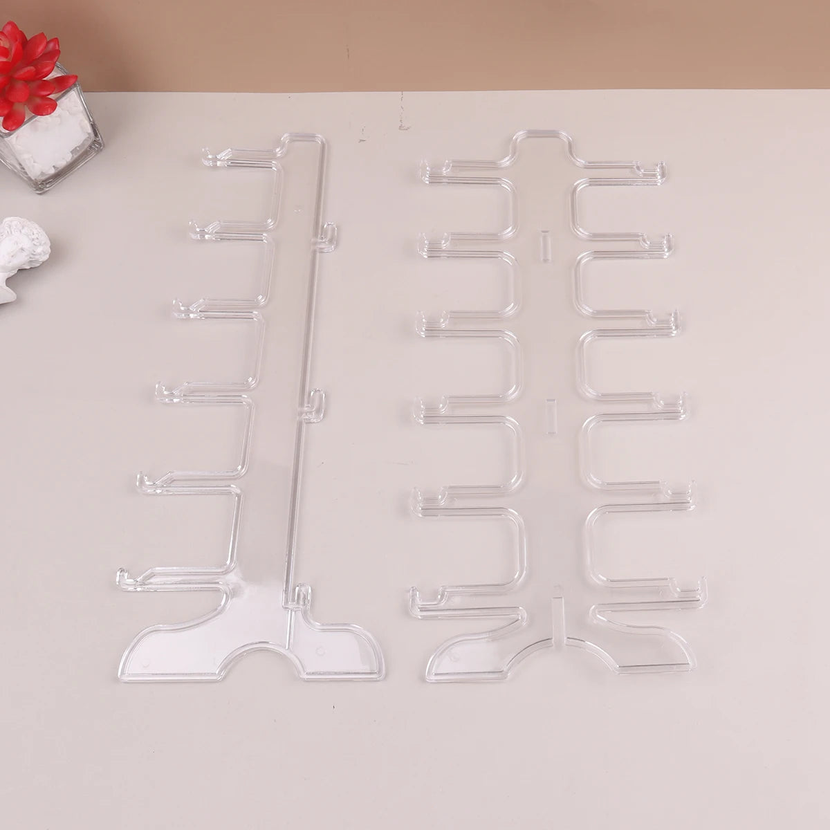 Plastic Sunglasses Show Rack Holders Eyeglasses Display Stand Storage Holder Glasses Shelf Home Organizer Space Saving Shelf