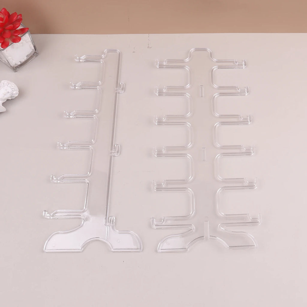 Plastic Sunglasses Show Rack Holders Eyeglasses Display Stand Storage Holder Glasses Shelf Home Organizer Space Saving Shelf