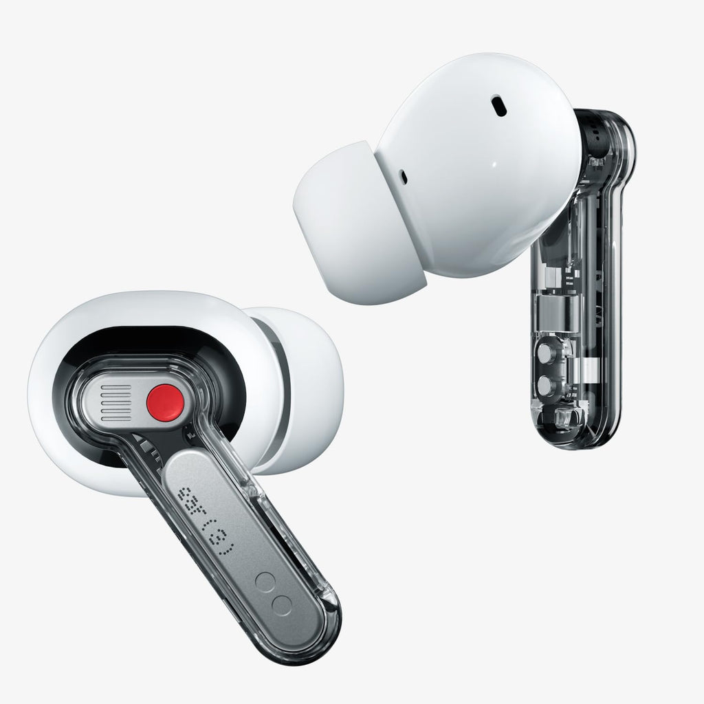 Nothing Ear (3) Auricolari Wireless In-Ear, Cancellazione Adattiva del Rumore, Audio Hi-Res compatibile con LDAC, Super Mic, IP54, Ricarica Rapida, 22 Ore di Autonomia, Android e iOS – Bianco