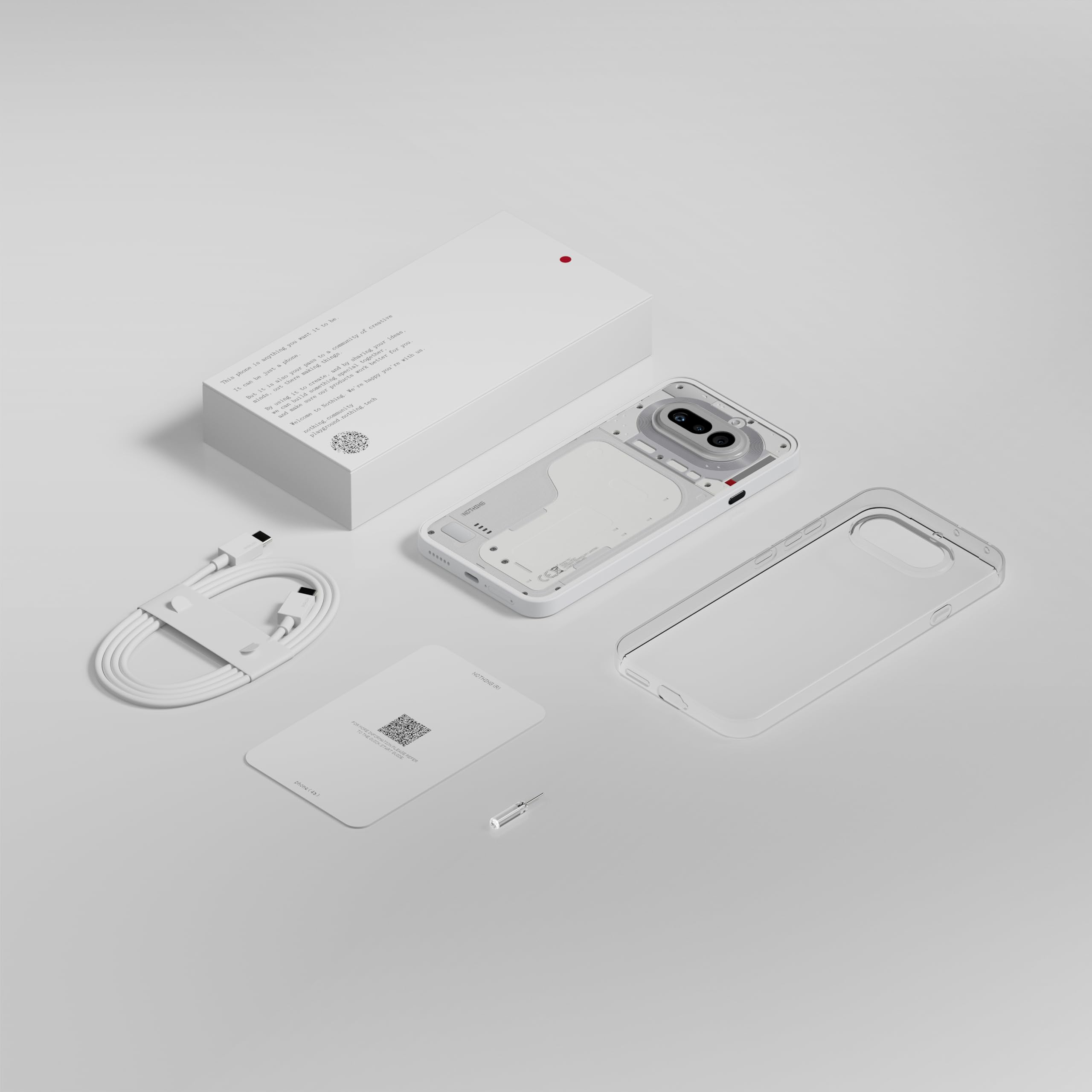 Nothing Phone (4a) - Tripla Fotocamera 50MP, Ultra Zoom 70x, Smartphone Trasparente, Batteria Lunga Durata, Ricarica Rapida 50W, AMOLED 120Hz, Glyph Bar, 12GB+256GB - Nero