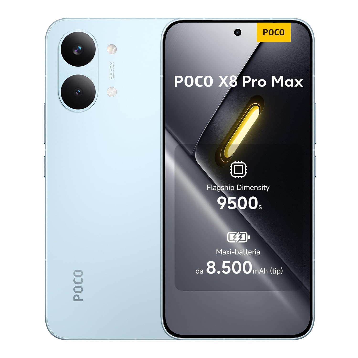 POCO X8 Pro, Smartphone 8+512GB, Nero, Dimensity 8500-Ultra | Batteria 6500mAh (typ), Display AMOLED ultra luminoso, Fotocamera 50MP con OIS, Garanzia 2 anni+1 anno extra - SHOP TIPSO #