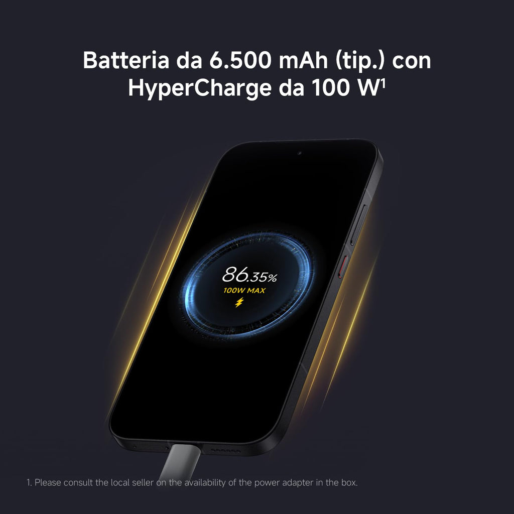 POCO X8 Pro, Smartphone 8+512GB, Nero, Dimensity 8500-Ultra | Batteria 6500mAh (typ), Display AMOLED ultra luminoso, Fotocamera 50MP con OIS, Garanzia 2 anni+1 anno extra