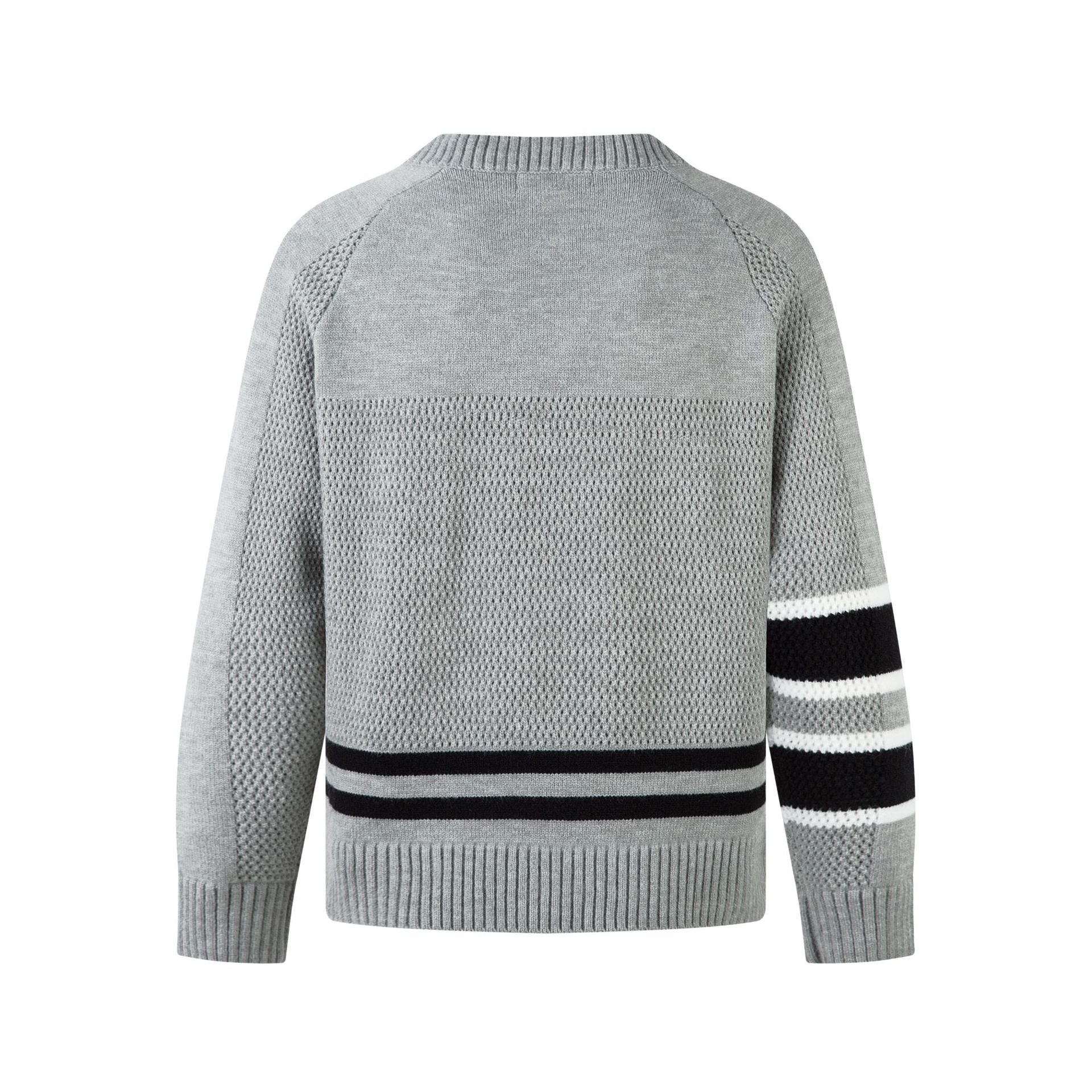 Blokecore V-Neck Sweater Unisex Knit Top