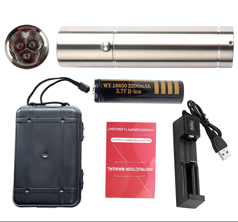 Red Light Auxiliary Lamp Flashlight Infrared Device LED Lighting 630+660nm