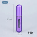 1Pc Portable 5ml Mini Travel Perfume Bottle Base Refill Bottle Straight Charging Small Sample Perfume Refillable Spray Bottling