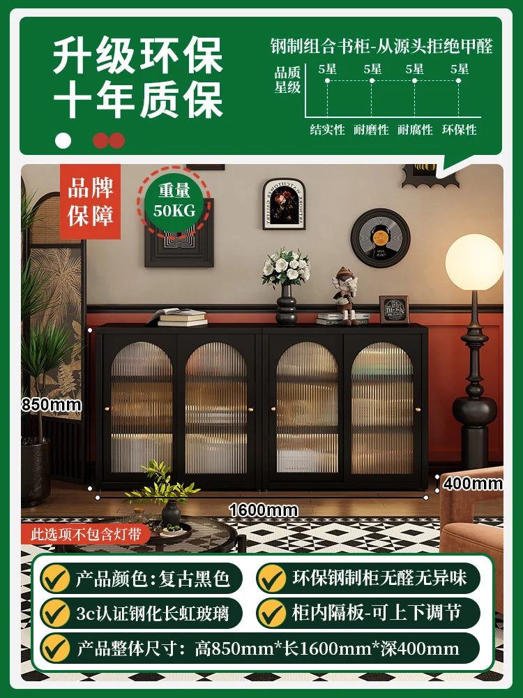 Metal Closet Living Room Cabinets Pantry Corner Replica Shelf Perfume Living Room Cabinets Mini Curio Gabinete Salon Furniture