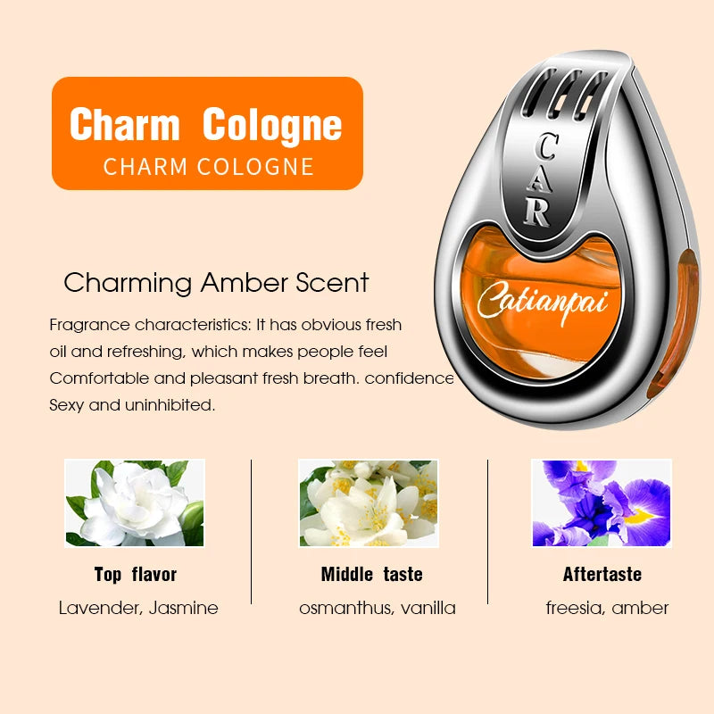 Car Air Freshener Fragrance Car Interior Air Vent Creative Diffuser Lasting Pendant Aromatherapy For Auto Smell Perfume Scent