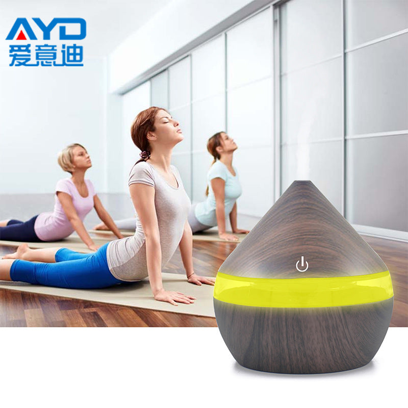 Wood grain humidifier Mini silent spray hydrator Portable mini atomizer Desktop humidifier purifier