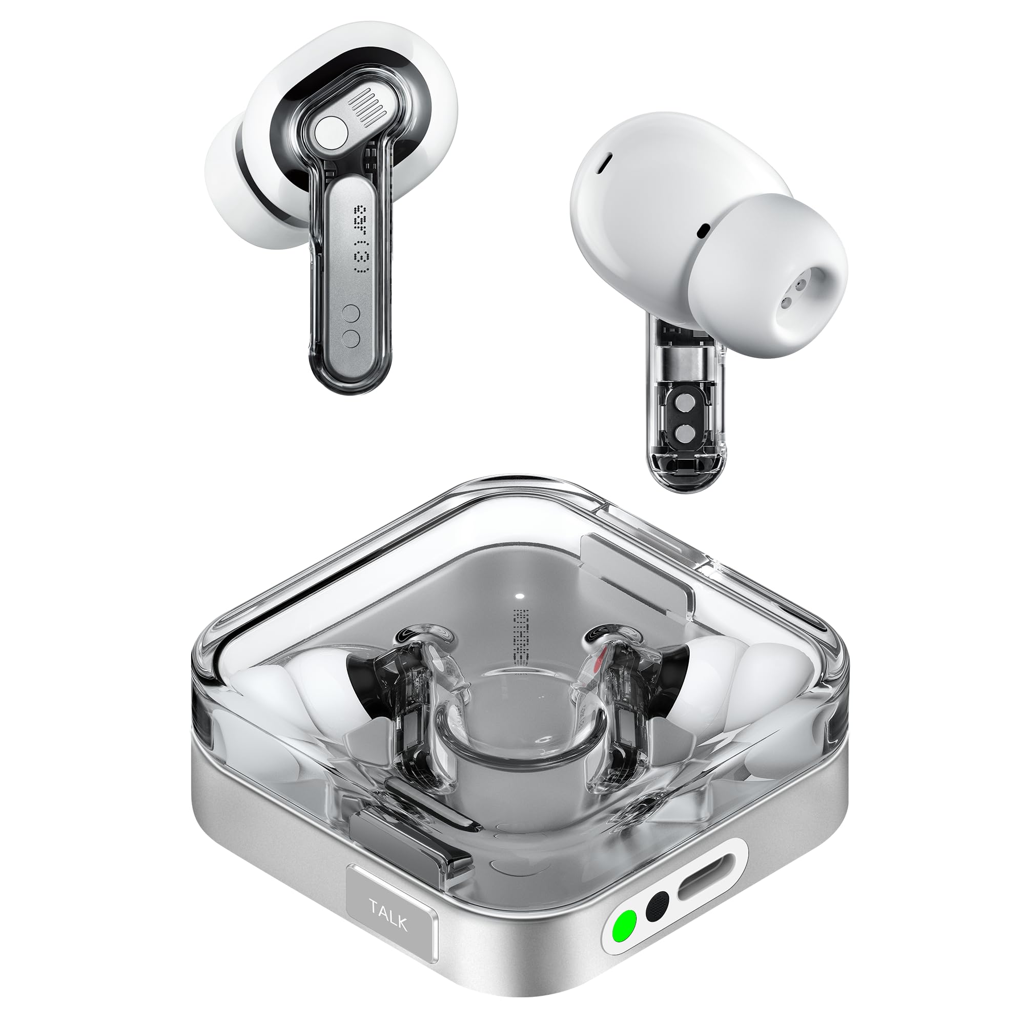 Nothing Ear (3) Auricolari Wireless In-Ear, Cancellazione Adattiva del Rumore, Audio Hi-Res compatibile con LDAC, Super Mic, IP54, Ricarica Rapida, 22 Ore di Autonomia, Android e iOS – Bianco - SHOP TIPSO #