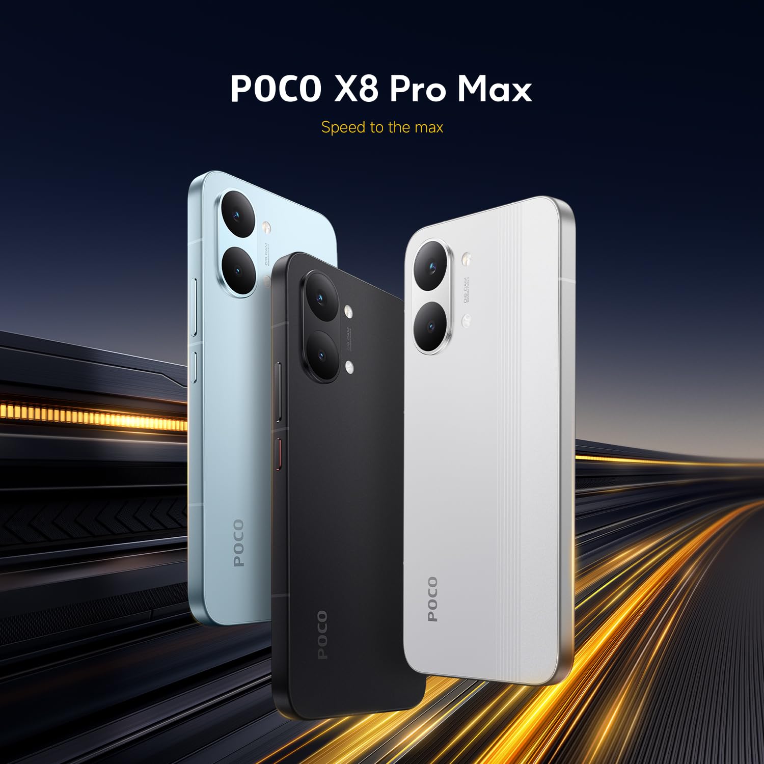 POCO X8 Pro, Smartphone 8+512GB, Nero, Dimensity 8500-Ultra | Batteria 6500mAh (typ), Display AMOLED ultra luminoso, Fotocamera 50MP con OIS, Garanzia 2 anni+1 anno extra