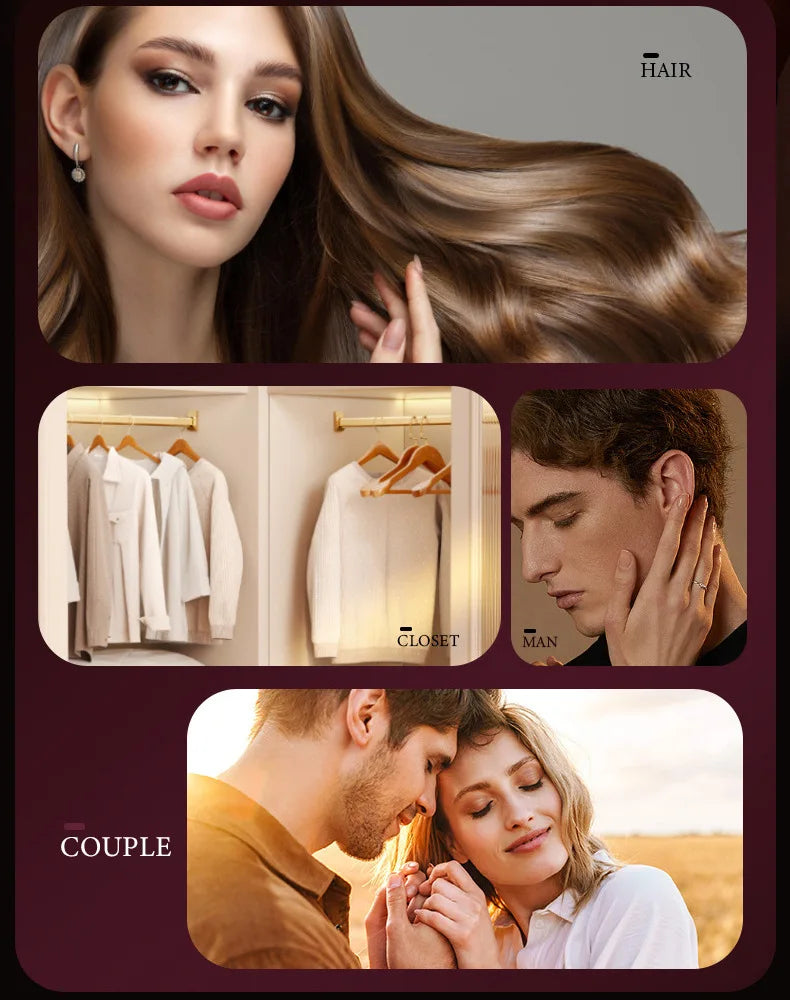 Set of 2 Coconut Perfume Sprays - Dual-Use Hair & Body Freshener with Long-Lasting Aroma, Compact & Travel-Ready Fragrance Spray
