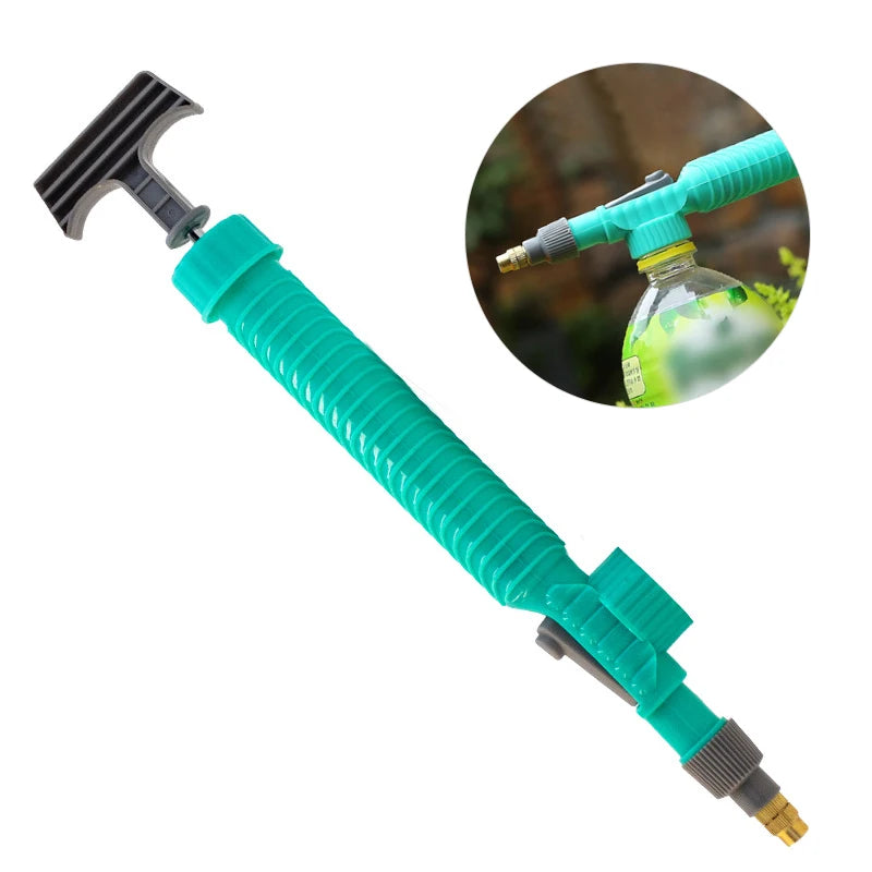 Pulverizador manual de bomba de aire de alta presión, boquilla rociadora ajustable para botellas de bebida, herramienta de pulverización para regar jardines, herramientas agrícolas
