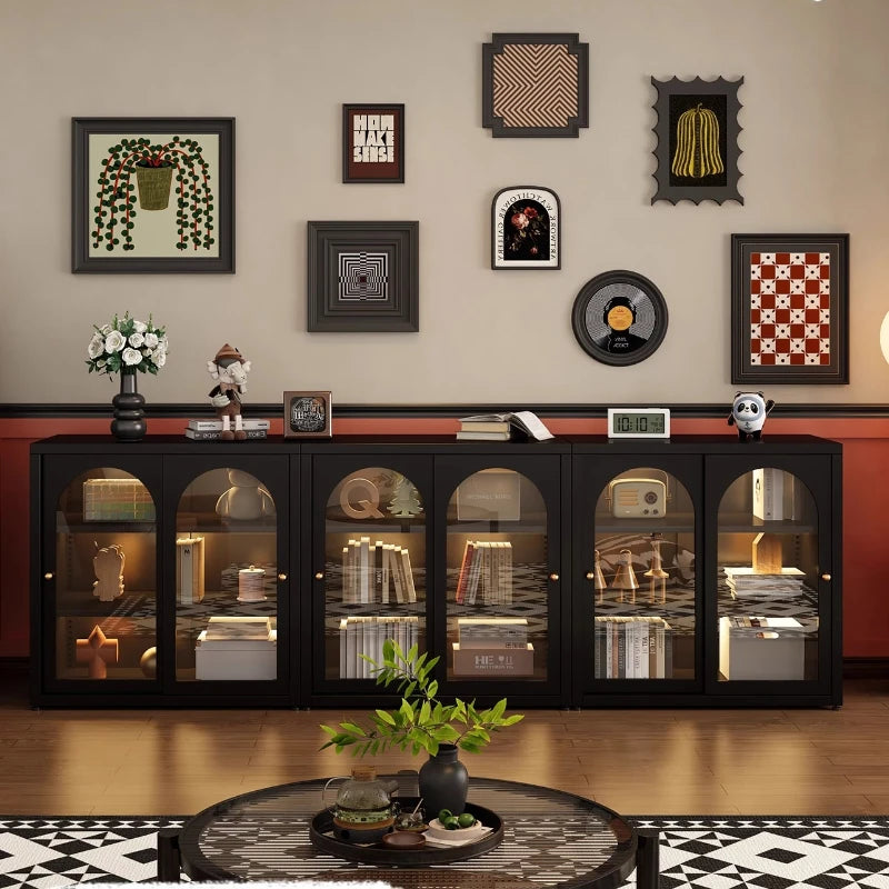 Metal Closet Living Room Cabinets Pantry Corner Replica Shelf Perfume Living Room Cabinets Mini Curio Gabinete Salon Furniture