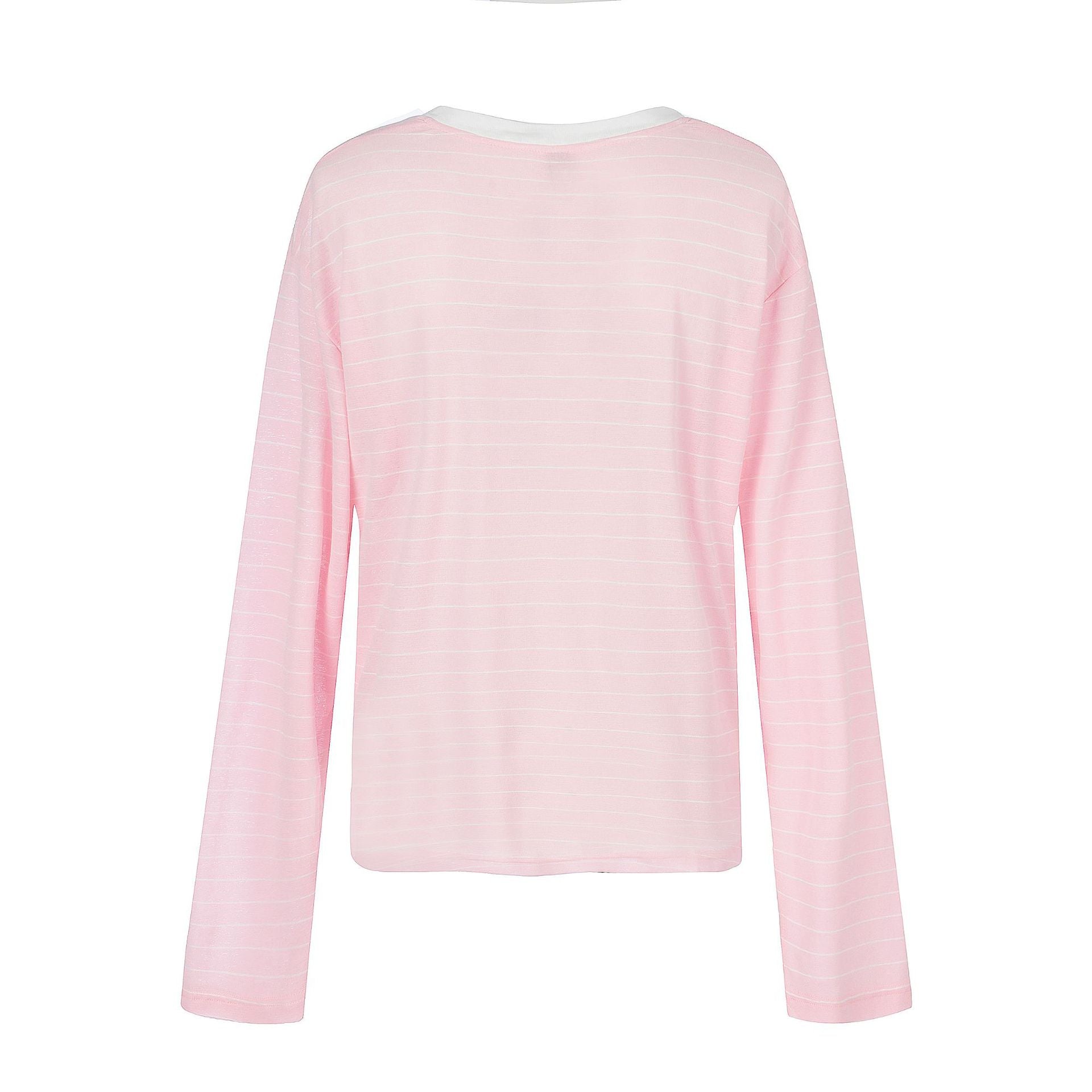 V-Neck Color-Blocking Cover-Up for Women, Loose Lightweight Casual Sun Protection Top