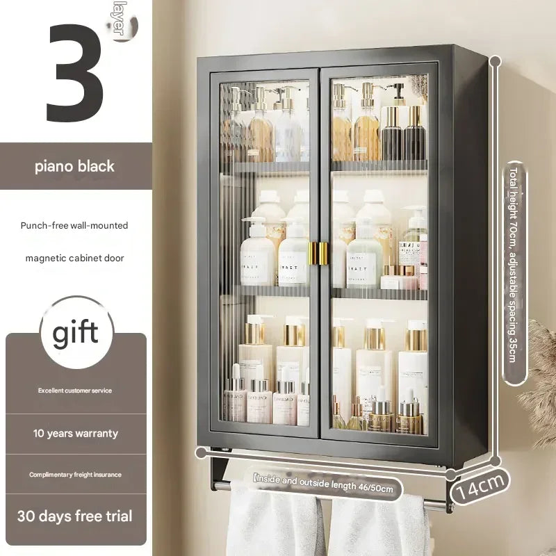 Bathroom Cabinet Aesthetic Wall Wine Perfume Gadgets Small Modern Bathroom Shelves Medicine Organizer Gabinete Room Furniture