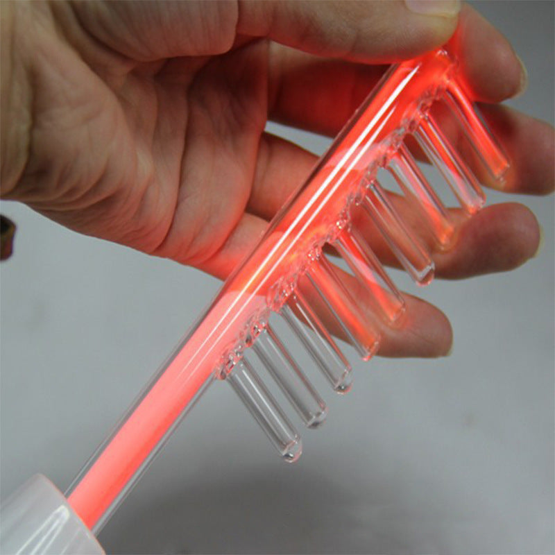 High frequency electrotherapy instrument portable electrotherapy comb household beauty instrument electrotherapy stick