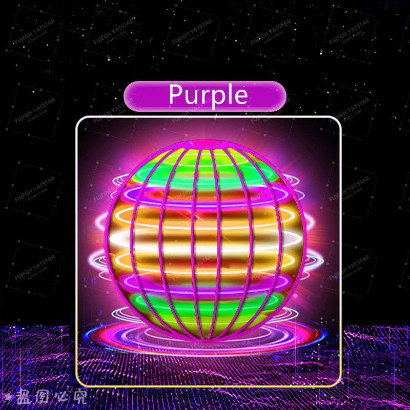 Pelota voladora, pelota giratoria automática, luces LED deslumbrantes, magia flotante, ventilador, máquina voladora ovni, juguete de regalo, juego, pelota deportiva