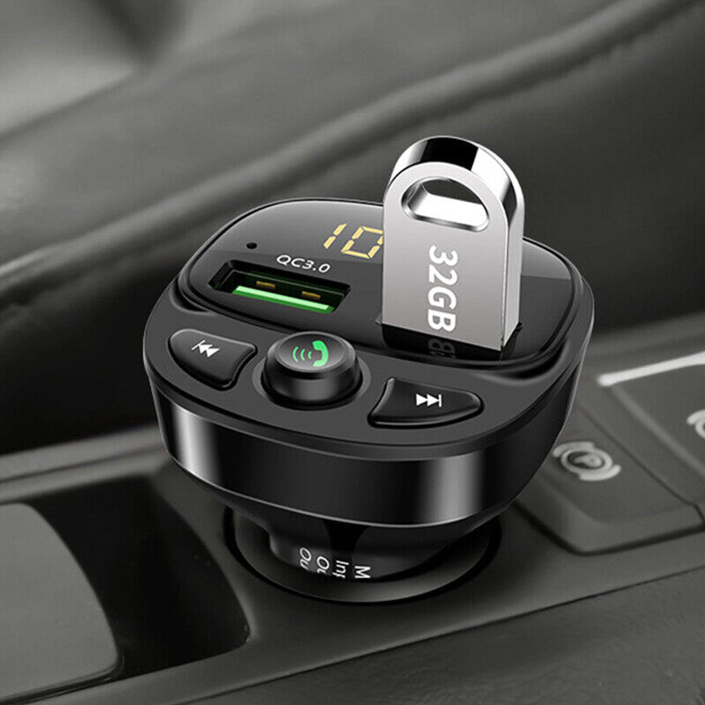 Car Phone Charger FM Transmitter Suitable for iPhone Samsung-1
