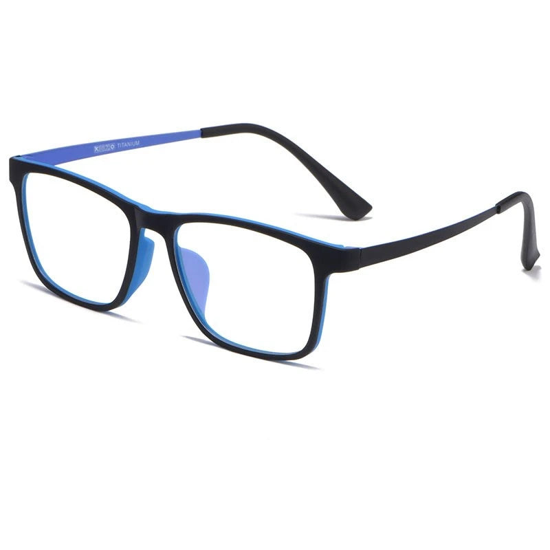 Ultra Light Fashion Men'S Glasses Frames Square Comfortable Pure Titanium Optical Prescription Big Eyeglasses HR3068