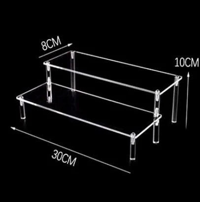 Acrylic Cosmetic Perfume Display Rack Dressing Table Storage Rack Desktop 1-4 Layers Cabinet Household Storage Tool Accessories