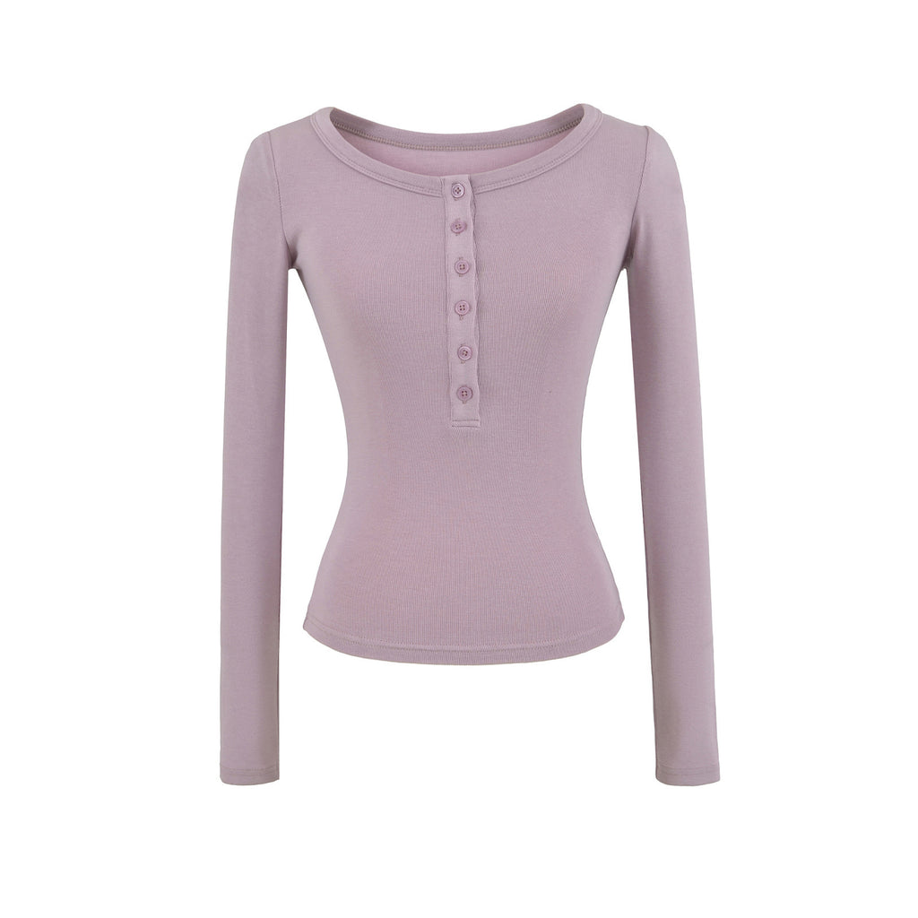 Long Sleeve Knit Sweater-Feel Comfortable Inner Layer Top