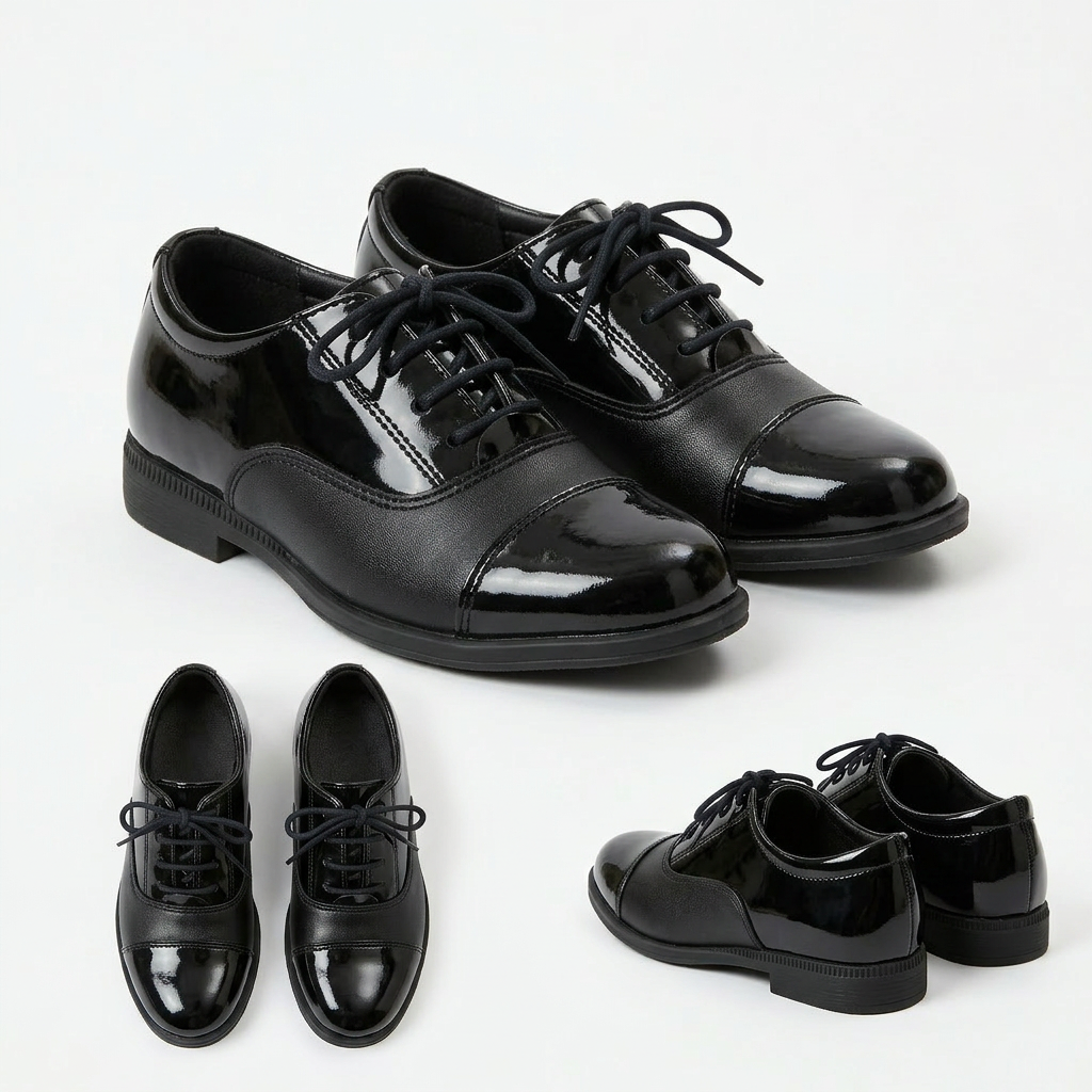 Leather Cap Shoes-3