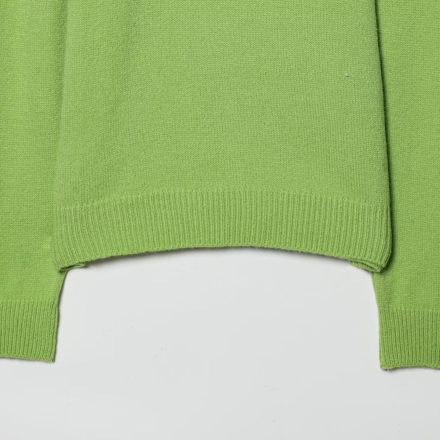 Casual POLO Zipper Collar Knitted Shirt