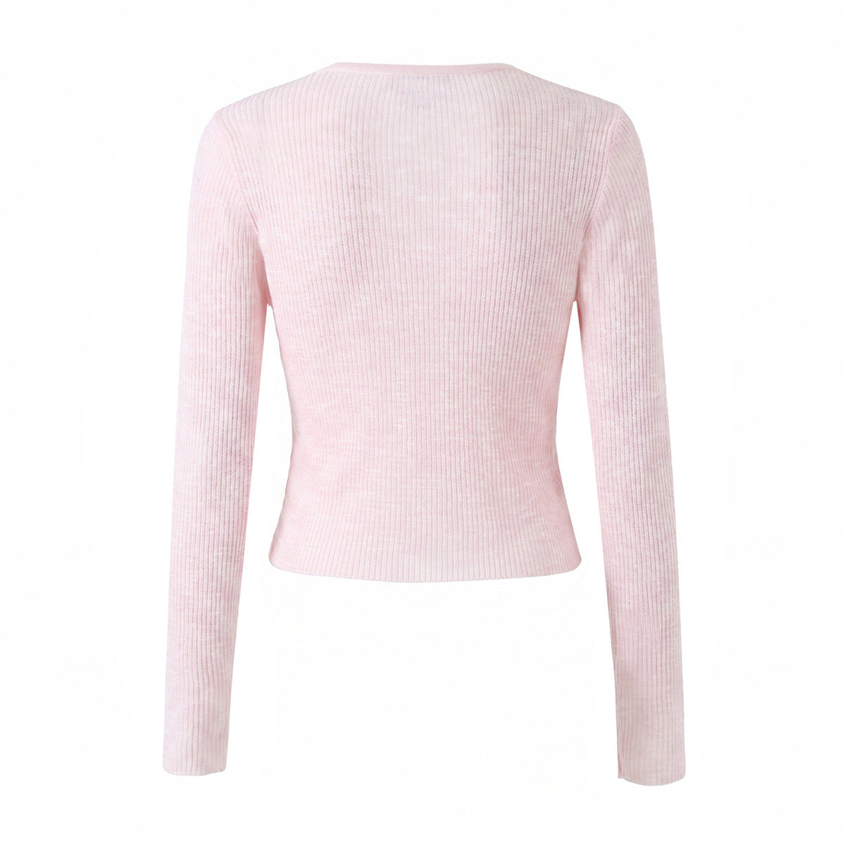 Hollow Sweet Bow Tie Soft Gentle Lightweight Top Outerwear Women