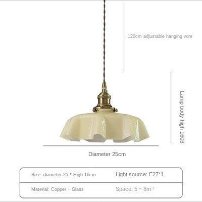 Creamy Style Luxury Octagonal Flower Lamp Modern Elegant  Lamp