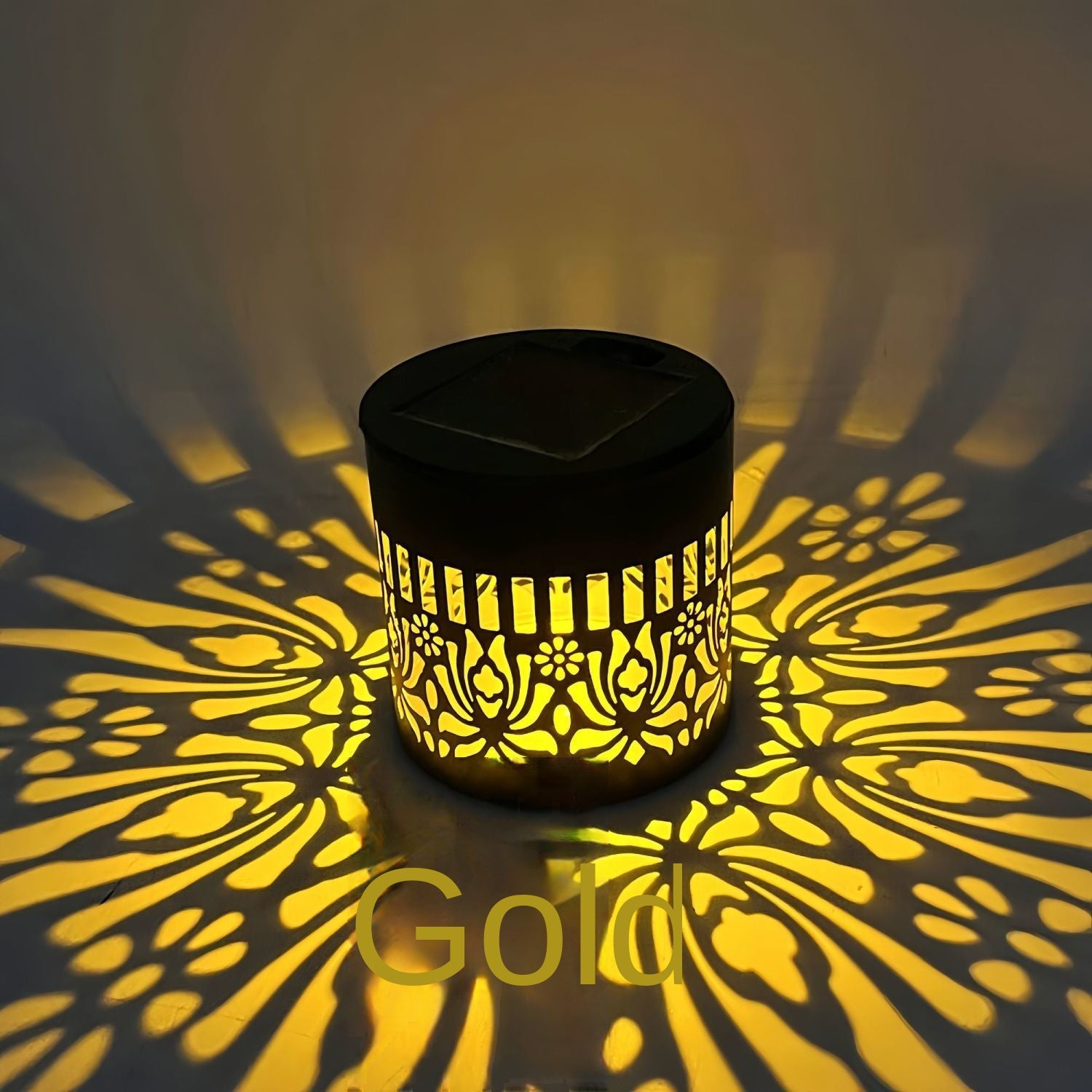 Solar Mandala Sunflower Wall Light Garden Decor Landscape Wall Lamp