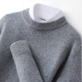 Men's Lightweight Knit Sweater Crew Neck Long Sleeve Casual Fashion Pullover for Spring and Autumn