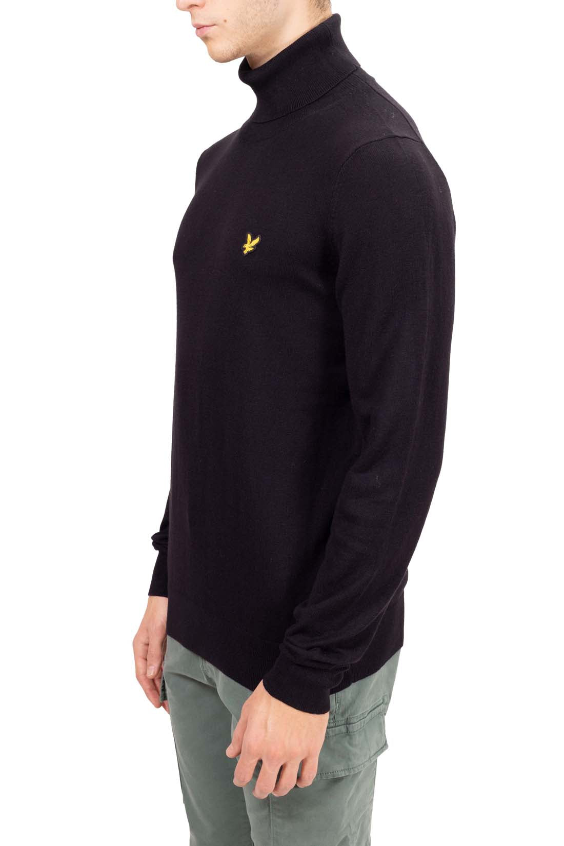 LYLE & SCOTT - Men's turtleneck sweater in Merino wool blend-5