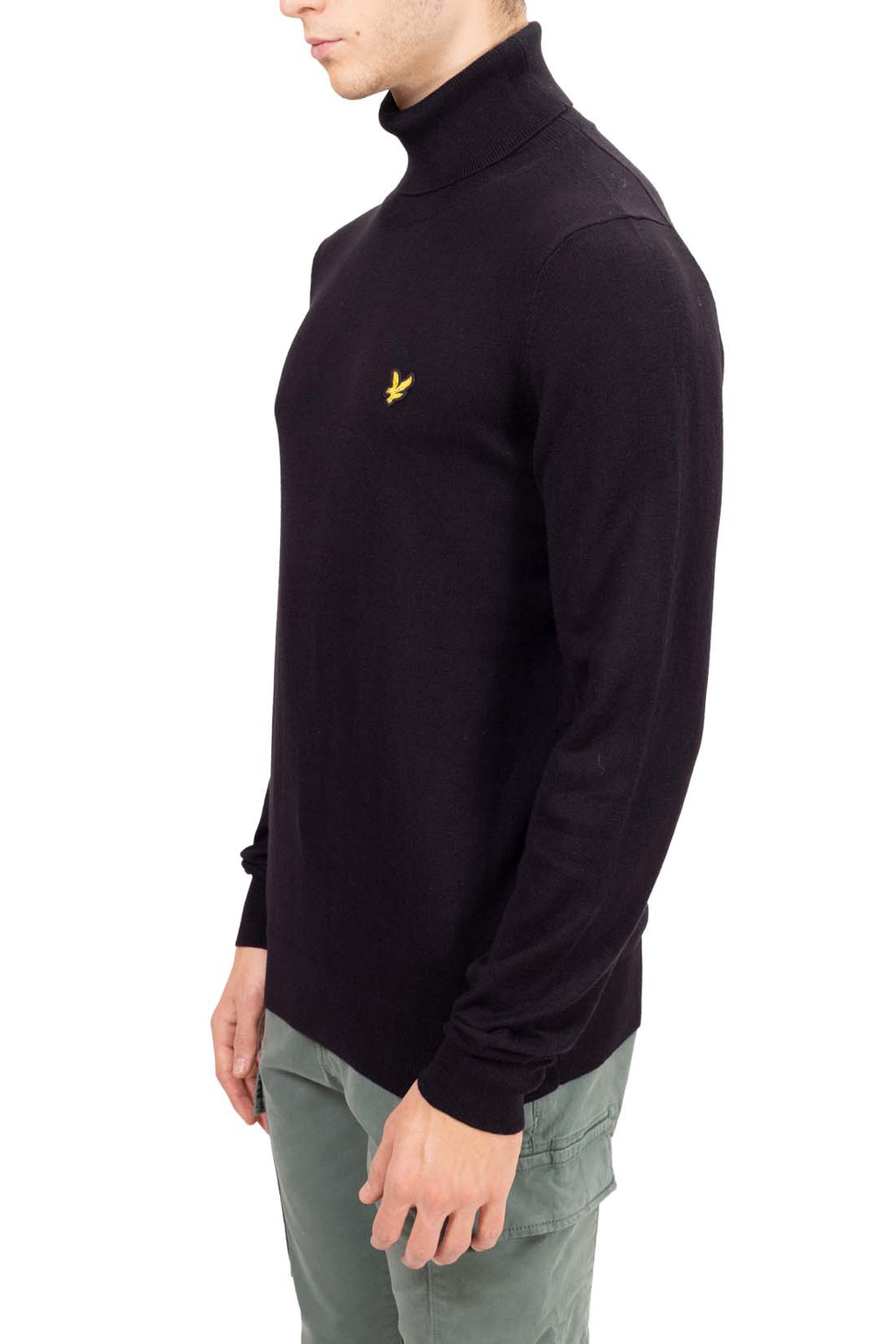 LYLE & SCOTT - Men's turtleneck sweater in Merino wool blend-9