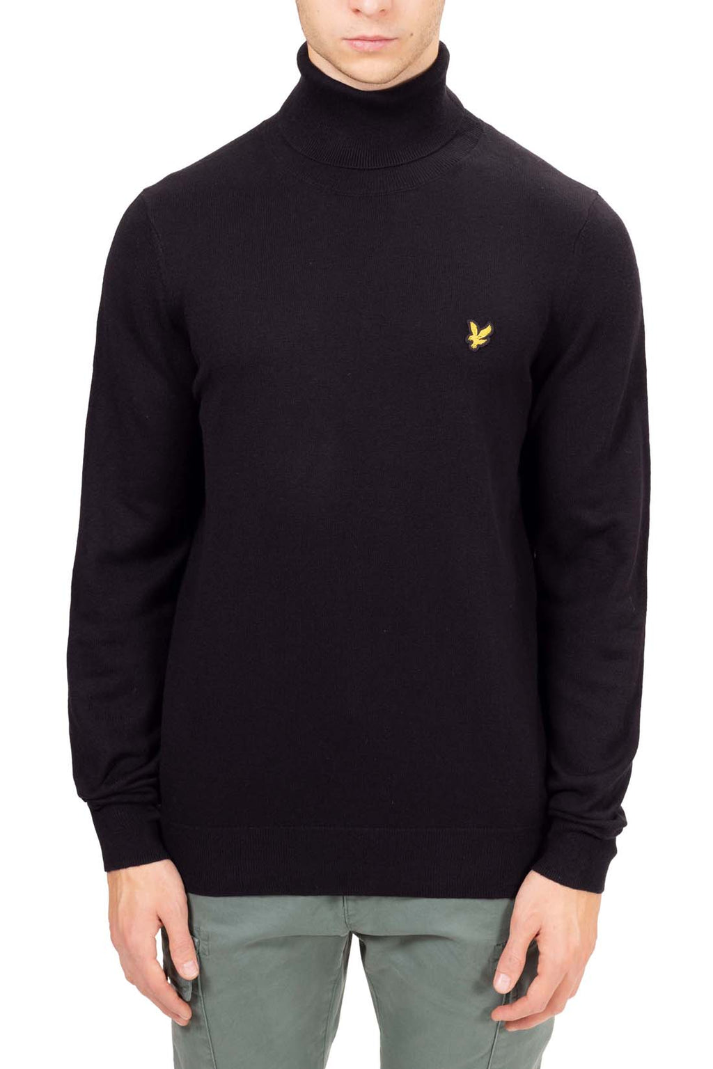 LYLE & SCOTT - Men's turtleneck sweater in Merino wool blend-3