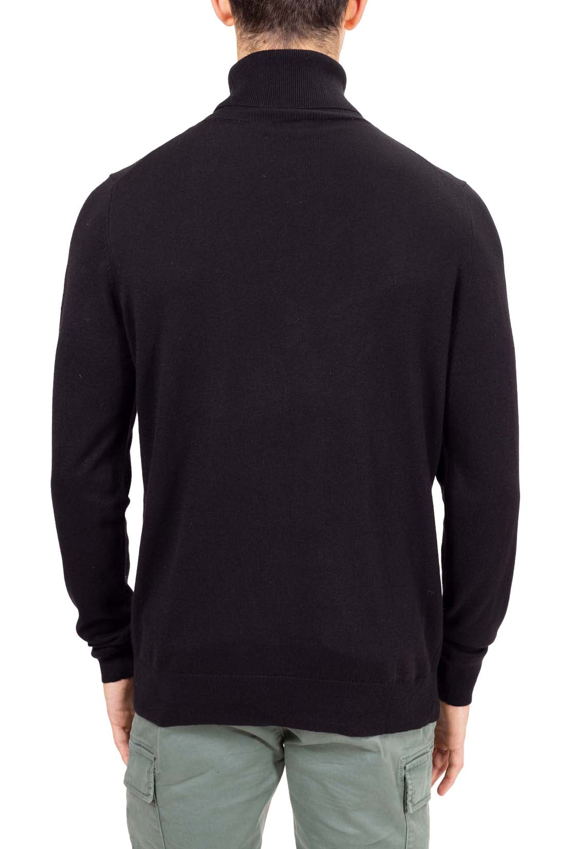 LYLE & SCOTT - Men's turtleneck sweater in Merino wool blend-14